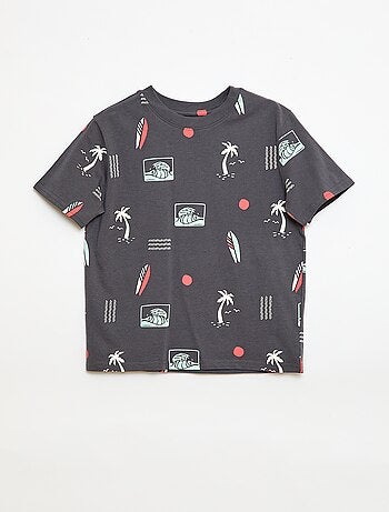 T-shirt à motif manches courtes