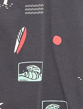 T-shirt à motif manches courtes