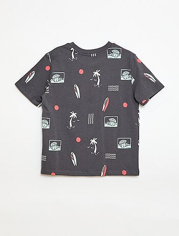 T-shirt à motif manches courtes