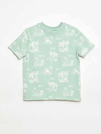 T-shirt à motif manches courtes