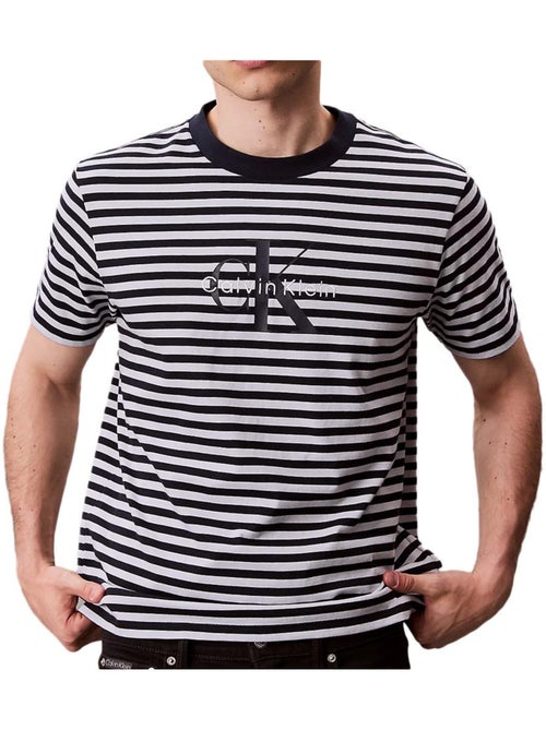 T-Shirt à Rayure Homme Calvin Klein Jeans - Kiabi