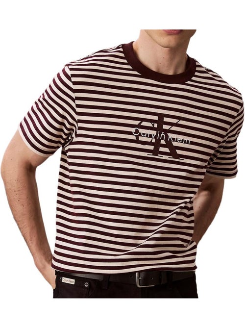 T-Shirt à Rayure Homme Calvin Klein Jeans - Kiabi
