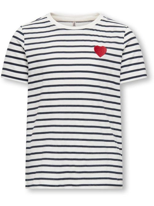T-shirt à Rayures Fille Kids ONLY - Kiabi T-shirt à Rayures Fille Kids ONLY - Kiabi