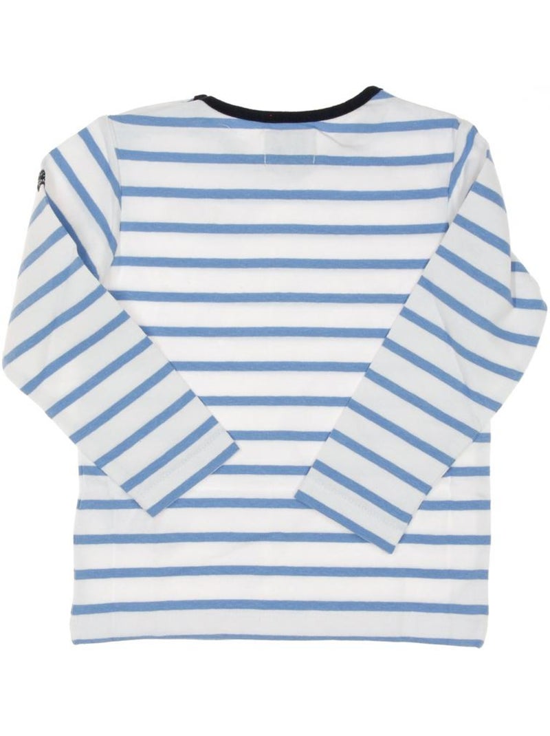 T-shirt à Rayures Garçon Bleu - Kiabi