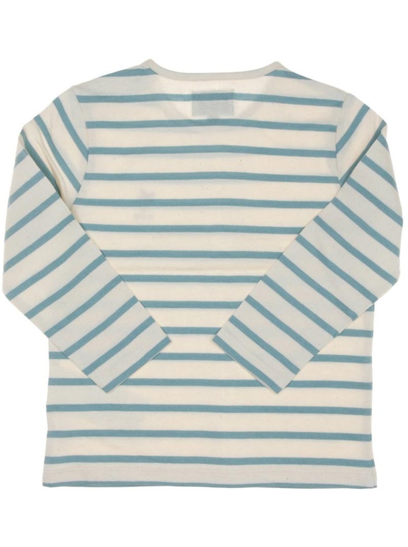 T-shirt à Rayures Garçon Bleu turquoise - Kiabi