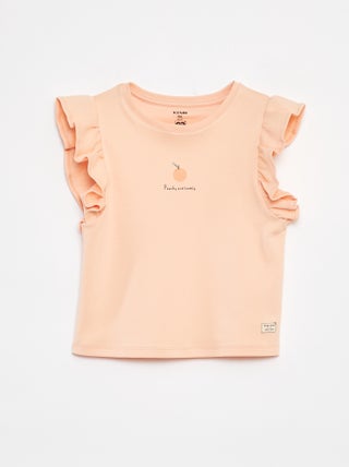 T-shirt à volants