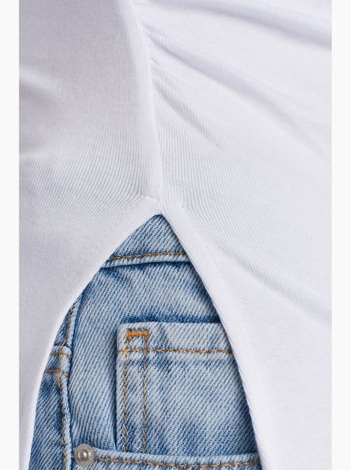 T-shirt aansluitend boothals lange mouw dilvin - Kiabi T-shirt aansluitend boothals lange mouw dilvin - Kiabi