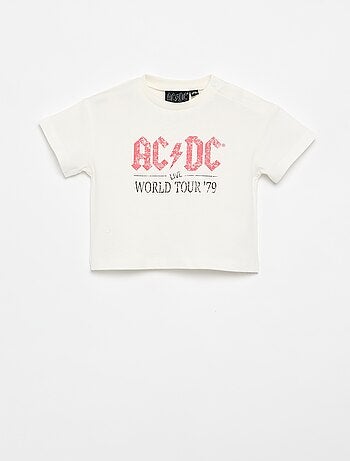 T-shirt 'AC DC' à manches courtes