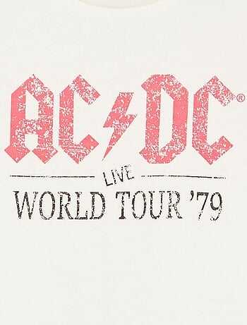 T-shirt 'AC DC' à manches courtes
