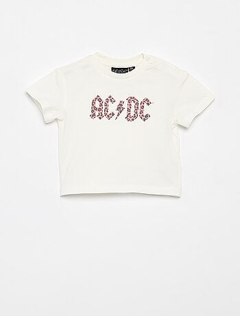 T-shirt 'AC DC' à manches courtes