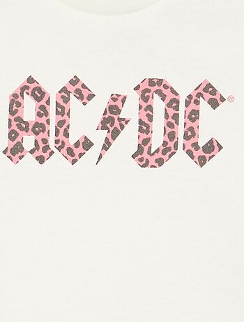 T-shirt 'AC DC' met korte mouwen