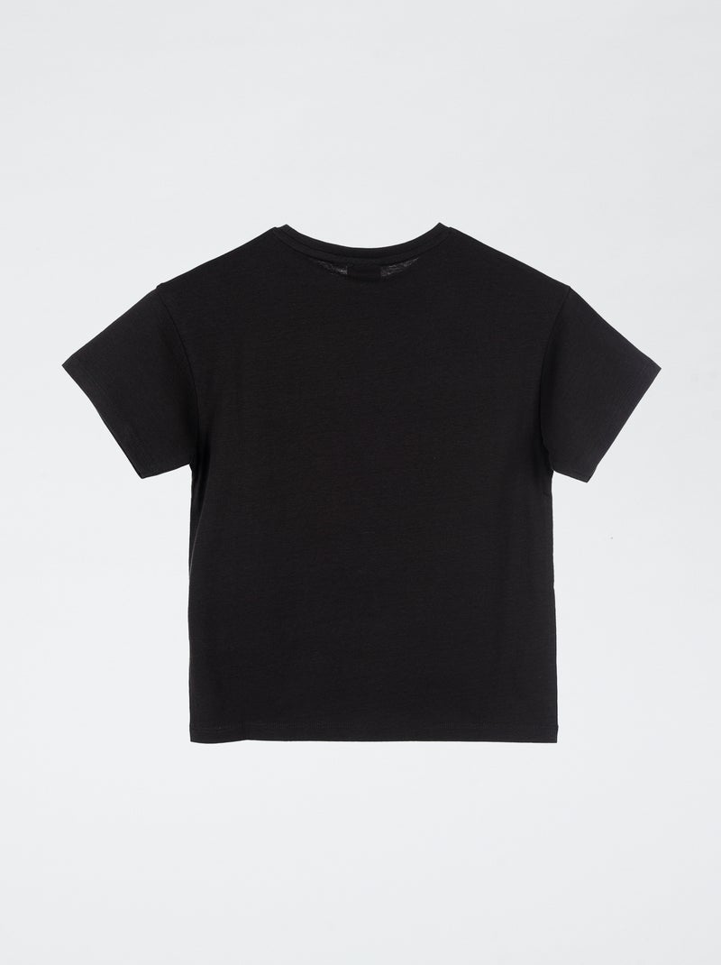 T-shirt 'AC/DC' met korte mouwen Zwart - Kiabi