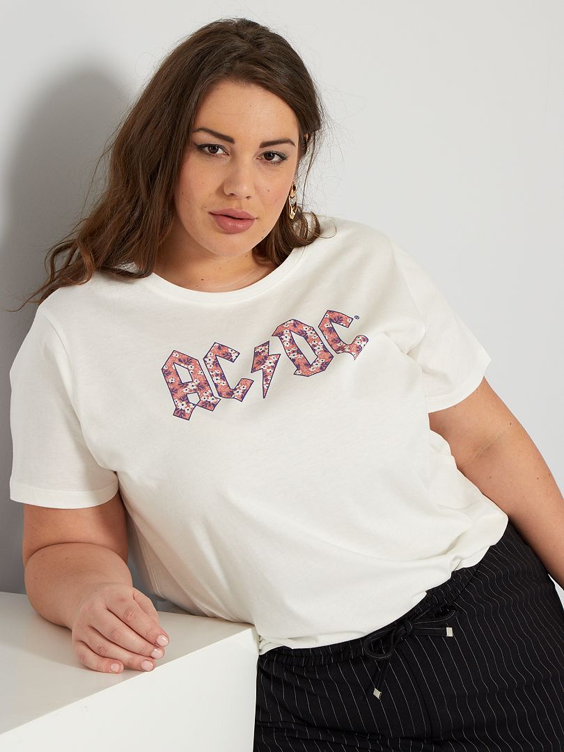 T shirt shop acdc femme