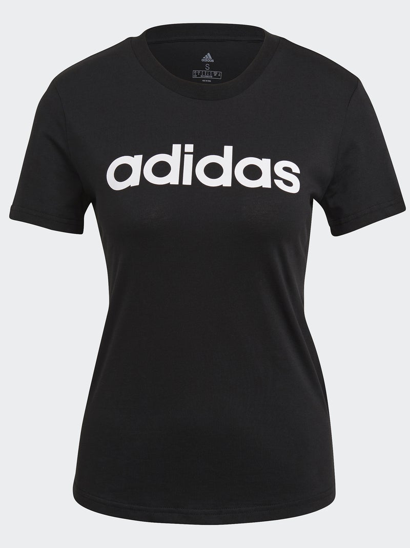T-shirt 'adidas' à col rond NOIR - Kiabi