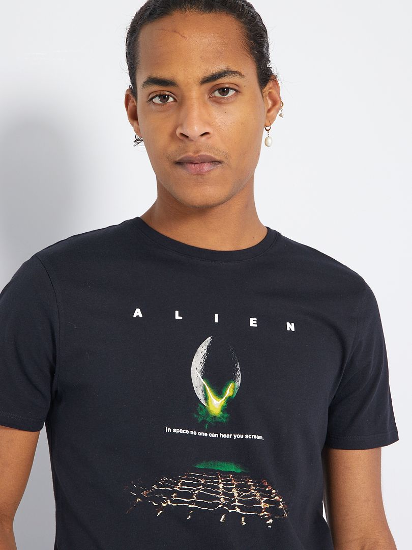 T-shirt 'Alien' zwart - Kiabi