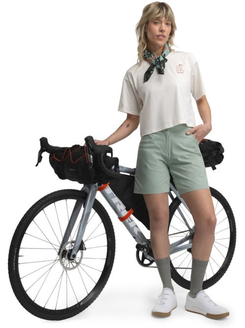T-shirt ample manches courtes cyclotourisme femme cyclisme femme feel sand - Kiabi