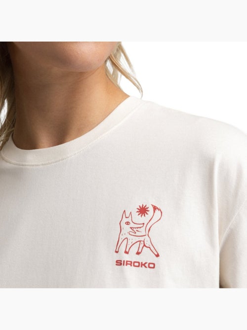 T-shirt ample manches courtes cyclotourisme femme cyclisme femme feel sand - Kiabi