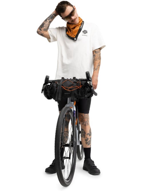 T-shirt ample manches courtes cyclotourisme homme cyclisme homme exploring sand - Kiabi