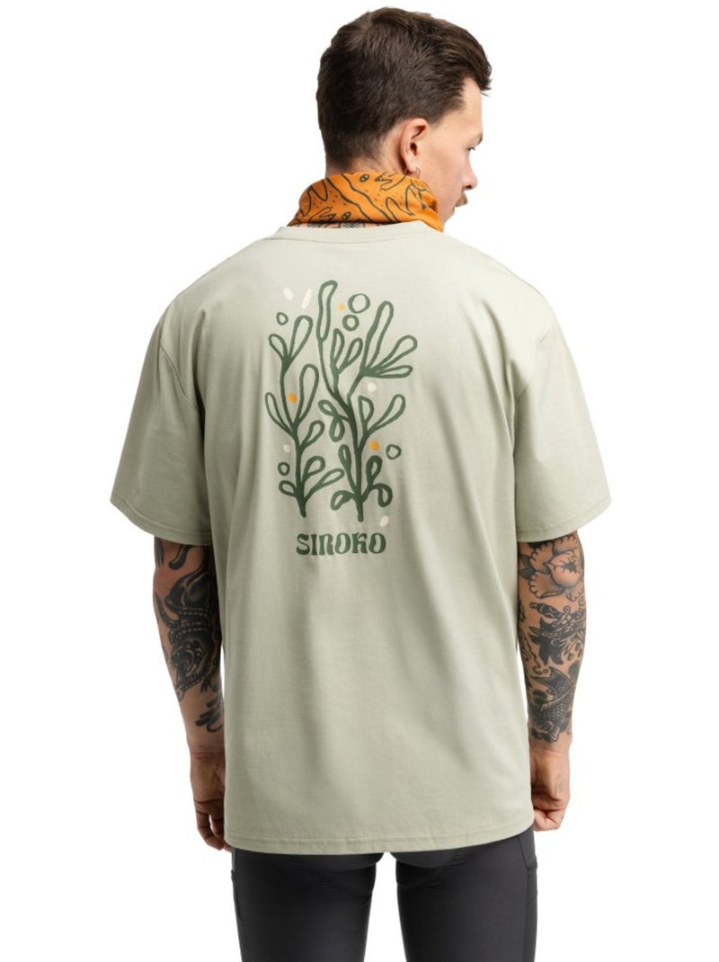 T-shirt ample manches courtes cyclotourisme homme cyclisme homme herb Vert - Kiabi