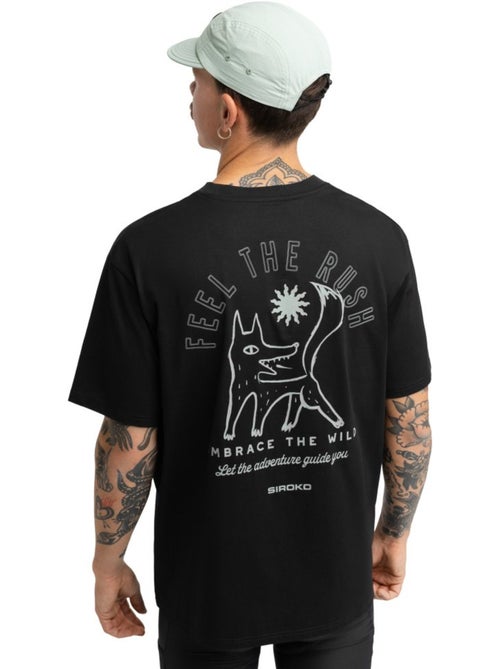 T-shirt ample manches courtes cyclotourisme homme cyclisme homme rush - Kiabi