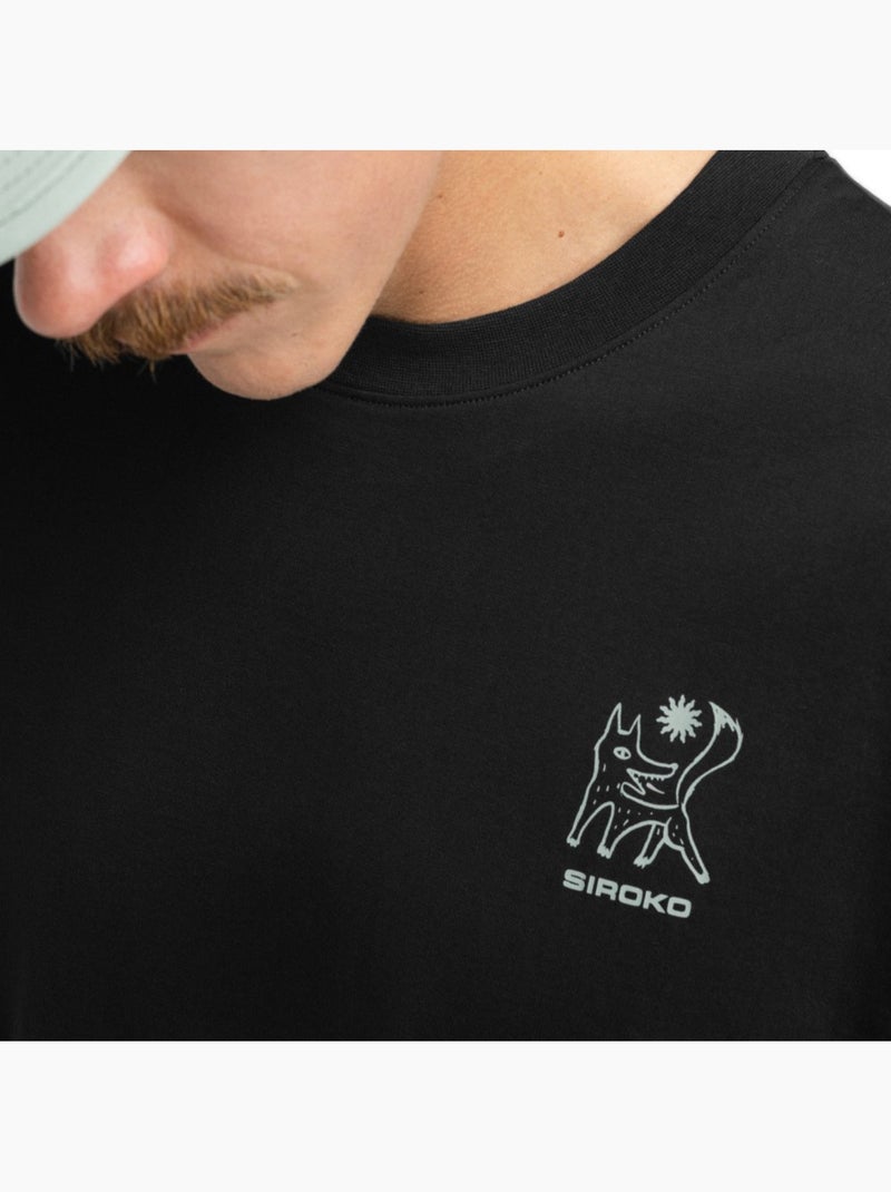 T-shirt ample manches courtes cyclotourisme homme cyclisme homme rush Noir - Kiabi