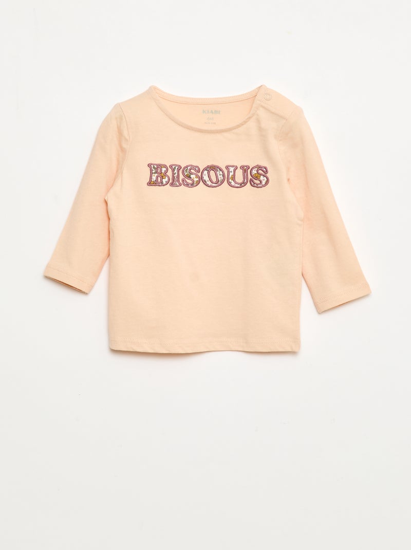 T-shirt animé en coton Rose - Kiabi