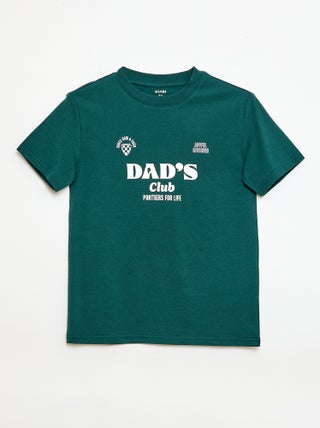 T-shirt animé fête des pères