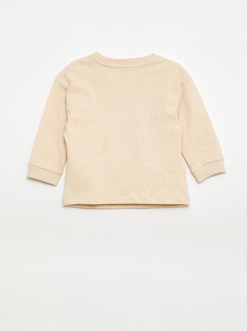 T-shirt animé maille bouclette - Kiabi