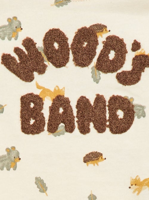 T-shirt animé maille bouclette - Kiabi