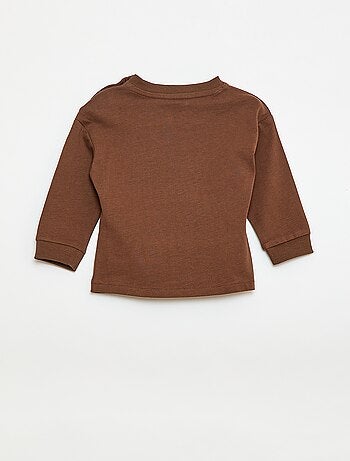 T-shirt animé maille bouclette