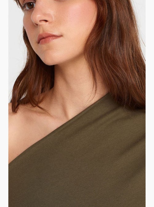 T-shirt asymmetrisch met uitsnijding lange mouwen dilvin - Kiabi T-shirt asymmetrisch met uitsnijding lange mouwen dilvin - Kiabi