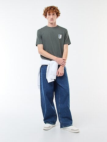 T-shirt 'Attaque des titans' en coton