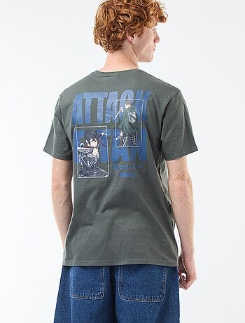 T-shirt 'Attaque des titans' en coton