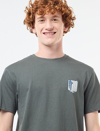 T-shirt 'Attaque des titans' en coton