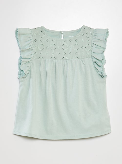 T-shirt avec broderie - Kiabi