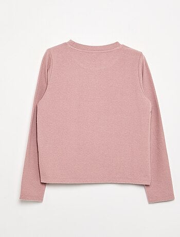 T-shirt avec détails en perles