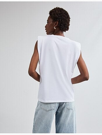 T-shirt avec épaulettes, mo fashion