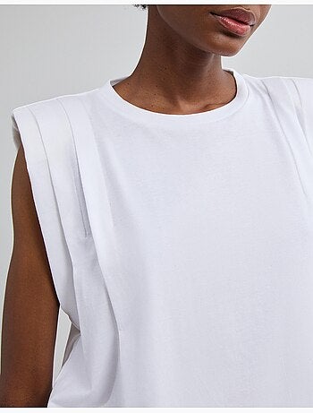 T-shirt avec épaulettes, mo fashion
