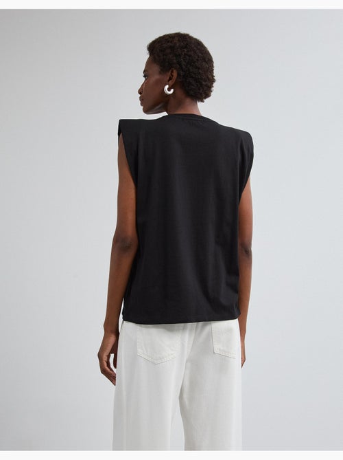 T-shirt avec épaulettes, mo fashion - Kiabi