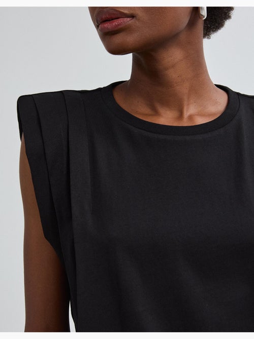 T-shirt avec épaulettes, mo fashion - Kiabi
