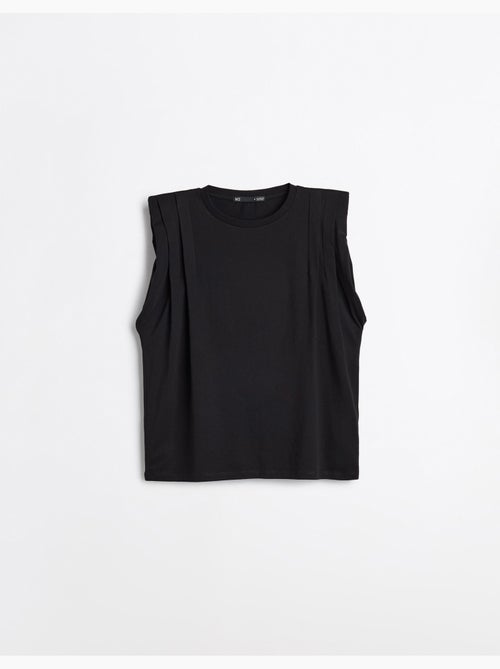 T-shirt avec épaulettes, mo fashion - Kiabi