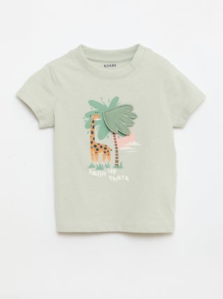 T-shirt avec imprimé animé