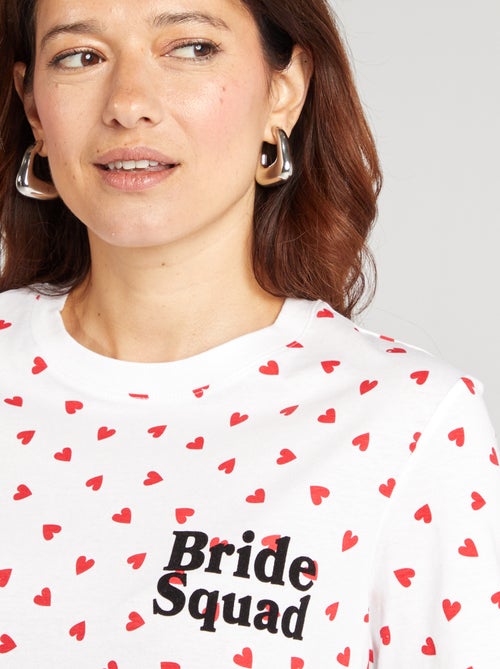 T-shirt avec message EVJF - Kiabi