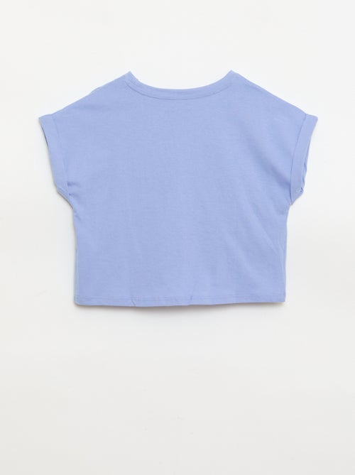 T-shirt avec nœud à la taille - Kiabi