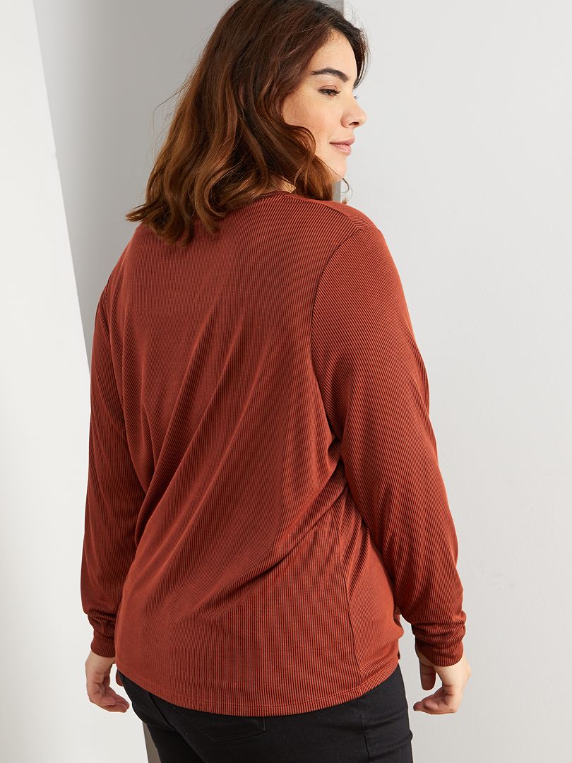 Sweatshirt T-shirt à Nœud Rockandfiocc - Coupe Classique, Col Tissé, 241g - Style Décontracté Et Féminin