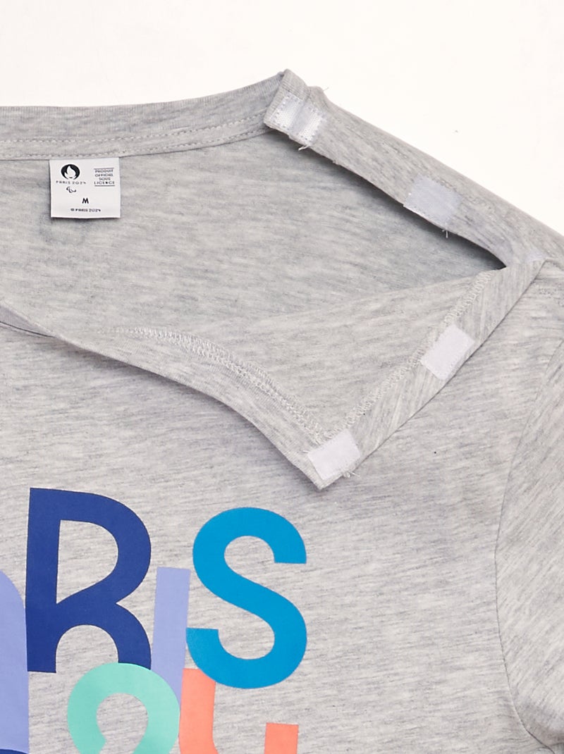 Tshirt avec ouverture à scratchs Jeux Paralympiques Paris 2024