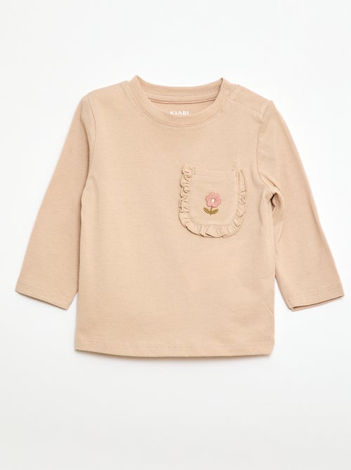 T-shirt avec poche fantaisie - Kiabi