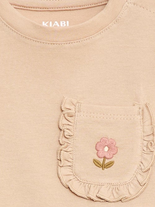 T-shirt avec poche fantaisie - Kiabi