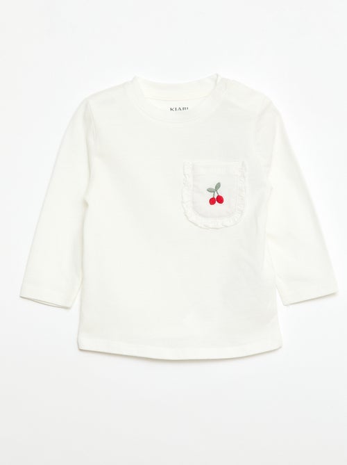 T-shirt avec poche fantaisie - Kiabi