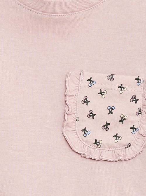 T-shirt avec poche fantaisie - Kiabi